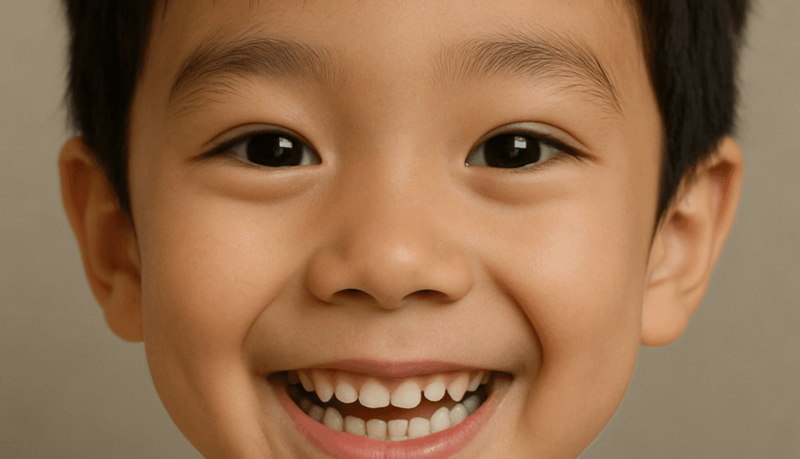少年　笑顔